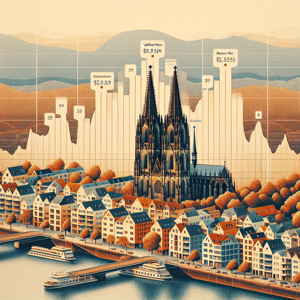 Mietspiegelentwicklung Köln Volkhoven Weiler vs. benachbarte Stadtteile